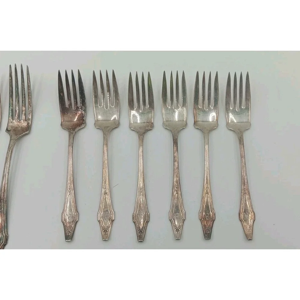 16 Pc Silverplate 1921 HOSTESS Pattern Flatware International Silver‎ Monogram A